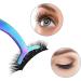 Sibba Eyelash Tweezer Applicator - 1 PC Stainless Steel Curved Fish Tail Tool for Eyelash Extensions Separation & Styling | Rainbow Color - Buy Online on GoSupps.com