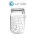Cambie Jordan Almonds - Premium Bright White Candy Almonds for Weddings, Parties, and Holidays - 1 lb Pack - Buy Online on GoSupps.com