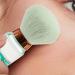 Loose Setting Powder Brush | Loose Powder Makeup Brush | Portable Face Brush for Women Cheek Makeup Brush for Blush Shadow Face Highlight Green - Buy Online on GoSupps.com