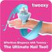 Tweexy Wearable Nail Polish Holder - Island Blue | Fingernail Manicure & Pedicure Tool - Buy Online on GoSupps.com