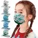 SDFRK 50 pieces of masks children disposable masks mouth protection children mask mouth protection fabric mouth and nose protection colorful 3-layer disposable mns mouth-cloth ocean pressure mouth protection motif motif
