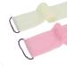 Nylon African Exfoliating Net African Long Net Bath Sponge with Ropes Body Exfoliating Net Back Scrubber with Bathing Gloves Achieve Smooth Soft Silky Skin for Daily Shower Roseate Beige - Buy Online on GoSupps.com