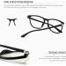 SUNGAIT SGT902 Blue Light Filter Glasses - Spring Hinge Anti-Blue Ray Digital Screen Eyewear - Glossy Black Frame - Buy Online on GoSupps.com