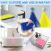 African Net Exfoliating Bath Sponge - Long Body Scrubber for Men Women - Nylon Shower Scrubber for Daily Use (Blue Pink Purple) - Buy Online on GoSupps.com