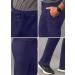 Adar Addition Men's Slim Leg Cargo Drawstring Scrub Pants - Large Navy - Buy Online on GoSupps.com