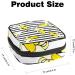 Anna Cowper Bananas Stripes Sanitary Napkin Storage Bag - Menstrual Cup Pouch Multifunctional Period Bag for Women/Girls - 1Pc Multi-colored - Buy Online on GoSupps.com
