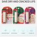 3-Piece Flavored Lip Balm Set - Moisturizing for Dry Lips Holiday Gift for Women Men Christmas Present 3 Pack Multicolor One Size One Size Multicolor - Buy Online on GoSupps.com