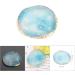 Resin Stone Manicure Palette Gilded Edge Nail Art Pallet Nail Art Mixing Palette Nail Art Paint Palette for Lipstick Pigment Mixing(Blue) - Buy Online on GoSupps.com