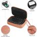 7 Day 2 Times a Day Weekly Pill Organizer in Rose Gold PU Leather Bag - BPA Free Travel Pill Dispenser for Medication and Vitamins - Buy Online on GoSupps.com