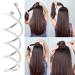 20pcs Silver Spiral Hair Pins - Bottle Opener Style Hair Screws Non-Slip & Durable - Buy Online on GoSupps.com