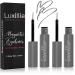 Luxillia (2 Pack) Grey Magnetic Eyeliner for Magnetic Eyelashes, Upgraded Strongest Hold, Most Natural Look, Waterproof, Smudge Proof Liquid Liner, Works Perfectly with all Magnetic Eye Lashes