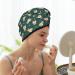 Quick-Dry Hair Towel Wrap with Button - Cute Shiba Turkish Towel Turban for Faster Hair Drying - Buy Online on GoSupps.com
