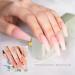 Burano Poly Nail Extension Gel Kit - All-in-One Builder Gel Set with LED Lamp for Nails in Pink - Buy Online on GoSupps.com