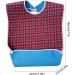 Adult Bibs for Men Women Washable Waterproof Adult Bib for Eating with Crumb Catcher Red - Buy Online on GoSupps.com