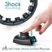 Teal Elite Smart Weighted Hula Hoop for Adults - Adjustable & Detachable - 2-in-1 Fitness & Massage Hoop - Buy Online on GoSupps.com