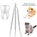 3 Pieces 316 Stainless Steel Dog Dental Tooth Scaler and Scraper Stainless Double Headed Tarter Remover Scraper Pet Teeth Cleaning Tools for Dog and Cat - Buy Online on GoSupps.com