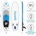 Goosehill 10'6 Inflatable Stand Up Paddle Board - Premium Sailor Blue SUP Package - Buy Online on GoSupps.com