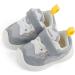 LACOFIA Baby Girls First Walkers Toddler Sneakers | Anti-Slip Rubber Sole | Size 3.5 UK Child | Gray - Buy Online on GoSupps.com