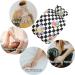 NAANLE Black & White Plaid Hot Water Bottle with Cover - 2L Heat Therapy for Back Pain Relief Hand/Foot Warmer & Neck Comfort - Buy Online on GoSupps.com