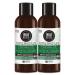 P-Beauty Naturkosmetik Lot de 2 gels nettoyants pour le visage 100 ml Nettoyage doux du visage avec huile de graines de chanvre bio & v g talien Hydratant et limine le maquillage le s bum les 180 ml (Lot de 2)
