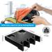 Portable Pool Stick Holder with Non-Slip Pad - Holds 2 Cue Chalk Cubes - Solid Wood Cue Stick Rack - Buy Online on GoSupps.com