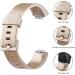 8 Pack Silicone Bands for Fitbit Inspire 2, HR, Ace 2 | Sport Adjustable Wristbands for Women Men | Small Size | Rose Gold/Champagne Gold - Buy Online on GoSupps.com
