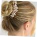 DOITOOL 1pc Crystal Headpiece Bridal Side Comb Bridal Headpiece Pearl Hair Accessories Pearl Tiara Rhinestone Hair Comb Hair Scrunchie Chiffon Rhinestones Wedding Bride - Buy Online on GoSupps.com