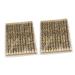POPETPOP 2pcs set 12pcs Black Double-ended & A Leopard Pens Eyebrow Pencil Eyeliner Brush Makeup Waterproof 1 count (Pack of 1) As Shownx2pcs