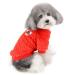 Zweitea dog sweater for small dogs fleece warm soft puppy sweater winter jackets winter jackets dog clothing pet chihuahua cats clothes red s s (1 Pack) red