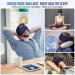 Dolida Sleep Mask with Headphones | Breathable Eye Cover for Side Sleepers | Built-in Comfortable HD Speakers | Travel Blindfold Mask in Blue - Buy Online on GoSupps.com