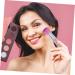 9 Pieces Makeup with Transparent Handle Nail Brush Makeup Brush Powder Makeup Brush Blush for Cheeks Foundation Brush Makeup Accessory Diamond Makeup Tools - Buy Online on GoSupps.com