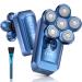 Head Shavers for Bald Men 6D Detachable Mens Head Shaver Wet/Dry Electric Razor Bald Head Shavers for Men IPX7 Waterproof Shaver for Bald Head USB Rechargeable Rotary Shaver Gift for him