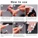 500 Pieces Acrylic False Nails Set - Half Cover Coffin Shape Tips | Artificial Nail Tips for Salons & DIY - 10 Sizes Available - Buy Online on GoSupps.com
