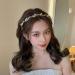 Lily Flower Pearl Wedding Headband - Bridal Headpiece with Rhinestone and Crystal Accents - Buy Online on GoSupps.com