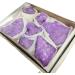 Natural Crystal Rough Specimen Purple Titanium Rainbow Aura Lemurian Quartz Cluster Crystal Specimen Gifts Home Decoration - Buy Online on GoSupps.com