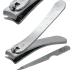 Nail Clippers - YNR England Large Toe Nail Clippers for Thick Nails with Wide Jaw Opening Sharp Curved Blade Fingernail Clippers Heavy Duty Nail Cutter Trimmer for Men Seniors with Nail File