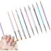 Nail Art Brush Set - Double-Ended Nail Design Tools Kit - Nail Art Point Drill Drawing Tools Including Nail Liner Brush and Nail Dotting Pens - Buy Online on GoSupps.com
