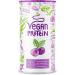 Vegan protein - blueberry - vegetable protein powder made of rice lupins peas chia seeds flax seeds amaranth sunflower and pumpkin seeds - 600 grams of powder blueberry 600 g (1 Pack)