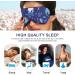 Adjustable Light Blocking Haskirky Eye Mask for Deep Sleep - Men and Women - Travel, Yoga, Meditation - Dinosaur Coconut Design - Buy Online on GoSupps.com