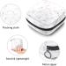 GIAPB Period Bag - White Rose Gold Marble Color | Sanitary Napkin Storage & Travel Makeup Pouch - Buy Online on GoSupps.com