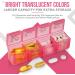 Weekly Pill Organizer | Portable 4x Daily AM/PM Case | Moisture-Proof 7-Day Medicine Holder for Vitamins & Medications - Buy Online on GoSupps.com