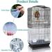 ASOCEA Universal Adjustable Bird Cage Seed Catcher - Nylon Mesh Net for Parrot, Parakeet, Macaw, African Round & Square Cages - Buy Online on GoSupps.com