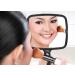 Xnicx Professional Hand Mirror - Barbers Shaving Salon Tool for Travel and Festivals - Compact Black Mirror with Handle - Buy Online on GoSupps.com