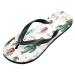 Buy Mnsruu Water-Colored Flower & Cactus Flip-Flops for Home Hotel Spa & Travel - Unisex Small Multicolored Footwear - Buy Online on GoSupps.com