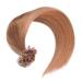 Buy Honeyblonde Keratin Bonding Extensions | 100% Remy Real Human Hair | 25x 1g 45cm U-Tip - Color #27 Honey Blonde - Buy Online on GoSupps.com