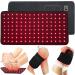 Red Light Therapy Infrared Light Therapy Large Pad for Body Wearable Wrap with Timer 3-in-1 Chips 660nm&850nm Pain Relief Decrease Inflammation Wound Healing Treat Recovery 16*7.8in