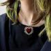 Oralgo Unique Necklace with Oil Droplets & Heart Pendants - Elegant Jewelry for Parties & Meetings - International Shipping - Buy Online on GoSupps.com
