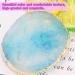 Resin Stone Manicure Palette Gilded Edge Nail Art Pallet Nail Art Mixing Palette Nail Art Paint Palette for Lipstick Pigment Mixing(Blue) - Buy Online on GoSupps.com