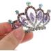 FRCOLOR Set of 4 Princess Tiara Crown Comb Rhinestone Tiara Hair Comb Mini Crystal Hair Clip Rhinestone Crown Hair Comb Hair Accessories for Girls - Buy Online on GoSupps.com