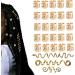 Celtic Hair Clips for Women - 28- Ethnic Style Alloy Hairpins - Celtic Hair Clips Vintage Dreadlocks Hair Pin for Long Hair Women Girls Gold - Buy Online on GoSupps.com